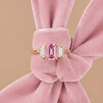 Bague Christine diamant rose - Lauredi