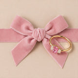 Bague Christine diamant rose - Lauredi