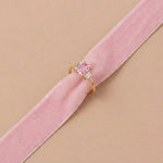 Bague Christine diamant rose - Lauredi