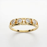 Anillo Faubourg 1925 en oro reciclado de 18 quilates con diamante de laboratorio talla brillante blanco – Lauredi
