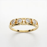 Anillo Faubourg 1925 en oro reciclado de 18 quilates con diamante de laboratorio talla brillante blanco – Lauredi