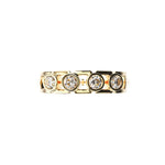 Bague Faubourg 1925 Baby - Diamant Brilliant Blanc, Or Blanc/Jaune 18 carats - Lauredi