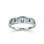 Bague Faubourg 1925 Baby - Diamant Brilliant Bleu - Lauredi