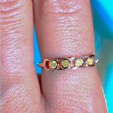 Bague Faubourg 1925 Baby - Diamant Brilliant Jaune, Or Blanc/Jaune 18 carats - Lauredi