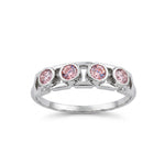 Anillo Faubourg 1925 en oro reciclado de 18 quilates con diamante de laboratorio talla brillante rosa – Lauredi