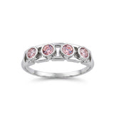 Anillo Faubourg 1925 en oro reciclado de 18 quilates con diamante de laboratorio talla brillante rosa – Lauredi