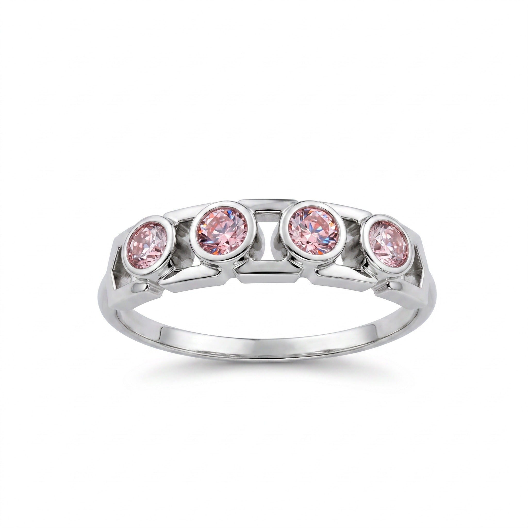 Faubourg 1925 ring in recycled 18k gold with pink brilliant-cut lab-grown diamond – Lauredi