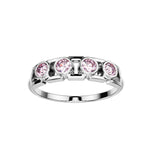 Bague Faubourg 1925 Baby - Diamant Brilliant Rose, Or Blanc/Jaune 18 carats - Lauredi