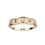 Bague Faubourg 1925 Baby - Diamant Brilliant Rose, Or Blanc/Jaune 18 carats - Lauredi