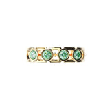 Bague Faubourg 1925 Baby - Diamant Brilliant Vert, Or Blanc/Jaune 18 carats - Lauredi