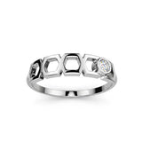 Anillo Faubourg 1925 en oro reciclado de 18 quilates con diamante de laboratorio talla brillante blanco – Lauredi