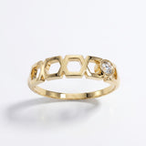 Anillo Faubourg 1925 en oro reciclado de 18 quilates con diamante de laboratorio talla brillante blanco – Lauredi