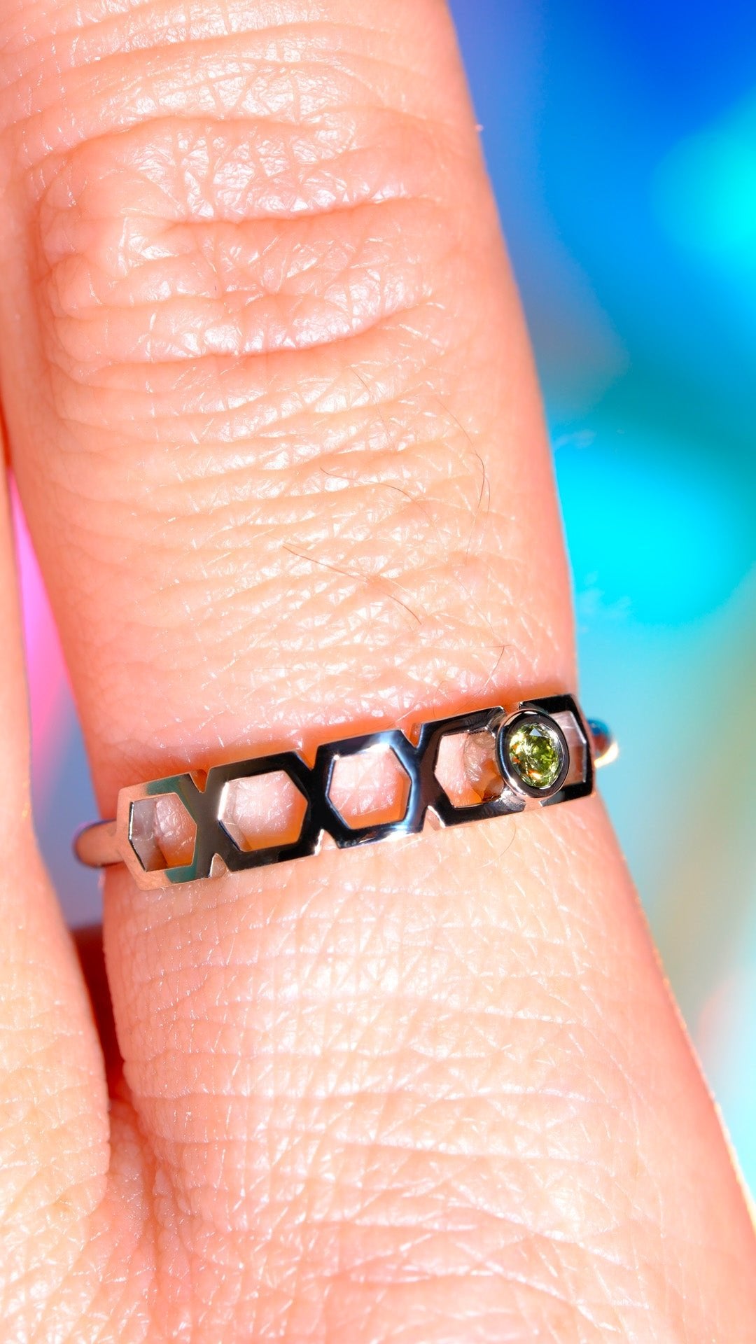 Bague Faubourg 1925 Baby One - Diamant Brilliant Jaune, Or Blanc/Jaune 18 carats - Lauredi