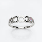 Anillo Faubourg 1925 en oro reciclado de 18 quilates con diamante de laboratorio talla brillante rosa – Lauredi