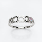 Anillo Faubourg 1925 en oro reciclado de 18 quilates con diamante de laboratorio talla brillante rosa – Lauredi