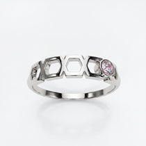 Bague Faubourg 1925 Baby One - Diamant Brilliant Rose - Lauredi