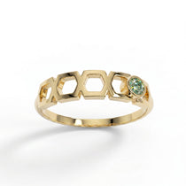 Bague Faubourg 1925 Baby One - Diamant Brilliant Vert - Lauredi