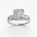 Bague Faubourg 1925 - Diamant Asscher Blanc - Lauredi