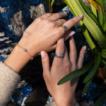 Bague Faubourg 1925 - Diamant Asscher Bleu - Lauredi