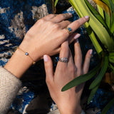 Bague Faubourg 1925 - Diamant Asscher Bleu - Lauredi