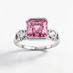 Bague Faubourg 1925 - Diamant Asscher Rose - Lauredi