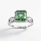 Bague Faubourg 1925 - Diamant Asscher Vert - Lauredi