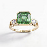 Bague Faubourg 1925 - Diamant Asscher Vert - Lauredi