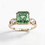 Bague Faubourg 1925 - Diamant Asscher Vert - Lauredi