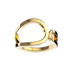 Bague Loop tout or - Lauredi