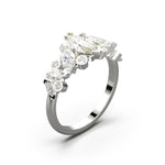 Bague Mme La Marquise Diamant Marquise Blanc, Or 18 carats - Lauredi