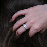 Bague Mme La Marquise Diamant Marquise Jaune, Or 18 carats - Lauredi