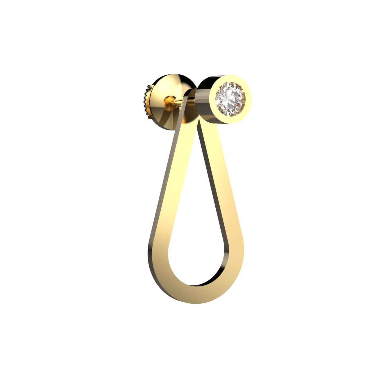 Boucle d'oreille  Loop single - Lauredi