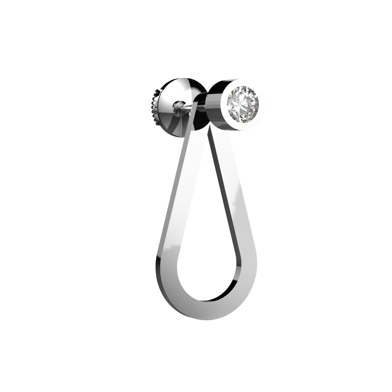 Boucle d'oreille  Loop single - Lauredi