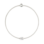 Pulsera Faubourg 1925 en oro reciclado de 18 quilates con diamante de laboratorio talla Asscher blanco – Lauredi