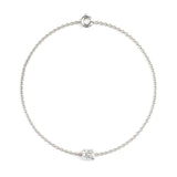 Pulsera Faubourg 1925 en oro reciclado de 18 quilates con diamante de laboratorio talla Asscher blanco – Lauredi