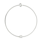 Bracelet Baby Faubourg 1925 - Diamant Asscher Blanc, Or Blanc/Jaune 18 carats - Lauredi