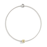 Pulsera Faubourg 1925 en oro reciclado de 18 quilates con diamante de laboratorio talla Asscher amarillo – Lauredi