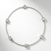 Bracelet Faubourg 1925 - 5 Diamants Asscher Blancs - Lauredi