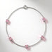 Bracelet Faubourg 1925 - 5 Diamants Asscher Roses - Lauredi