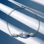 Bracelet Mme La Marquise diamant marquise blanc - Lauredi