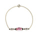 Bracelet Mme La Marquise en or recyclé 18 carats, diamant de laboratoire taille marquise rose – Lauredi