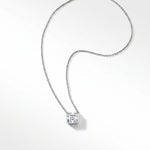 Collar Faubourg 1925 en oro reciclado de 18 quilates con diamante de laboratorio talla Asscher blanco – Lauredi