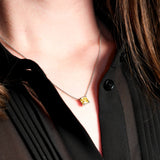 Collier Faubourg 1925 - Diamant Asscher Jaune - Lauredi