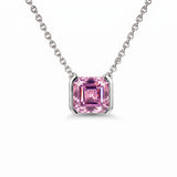 Collier Faubourg 1925 - Diamant Asscher Rose - Lauredi