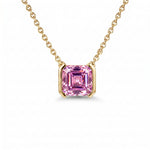 Collier Faubourg 1925 - Diamant Asscher Rose - Lauredi