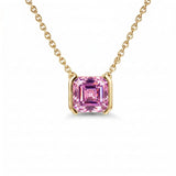 Collier Faubourg 1925 - Diamant Asscher Rose - Lauredi