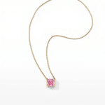Collier Faubourg 1925 - Diamant Asscher Rose - Lauredi