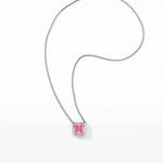 Collier Faubourg 1925 - Diamant Asscher Rose - Lauredi