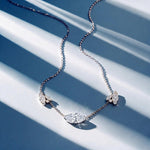 Collier Mme La Marquise Diamant Marquise Blanc - Lauredi