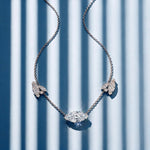 Collier Mme La Marquise Diamant Marquise Blanc - Lauredi